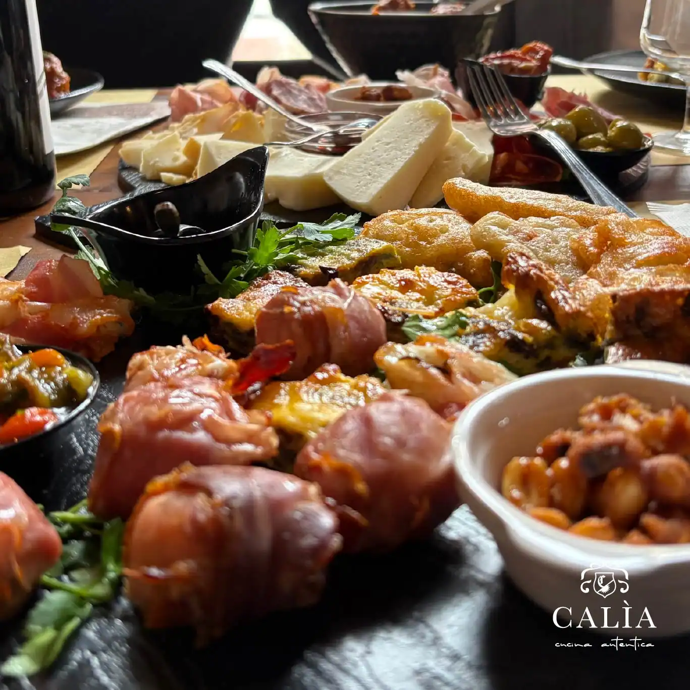 Antipasto della casa del ristorante Calìa