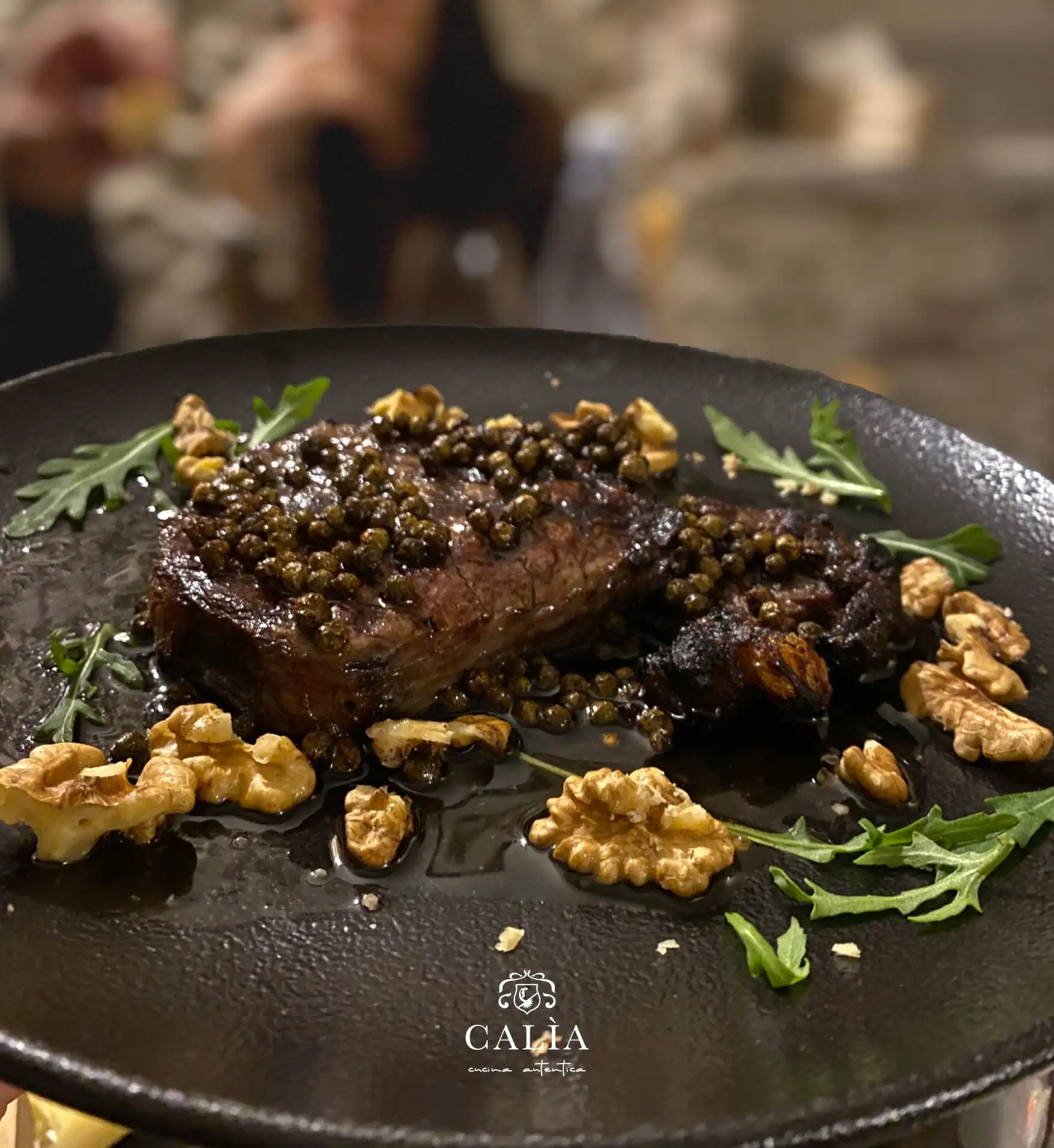 Filetto al pepe verde, secondo di Calìa